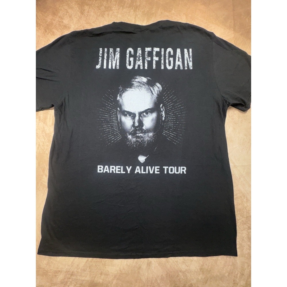 Jim Gaffigan Barely Alive Tour Comedy Tshirt Unisex XL NWOT